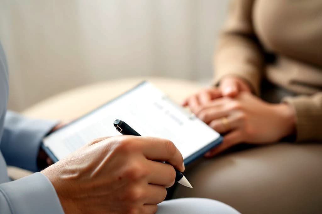 Taking notes during a consultation