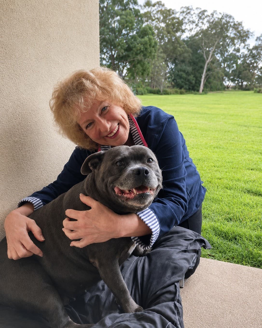 Jennifer Groves with her dog Maycee